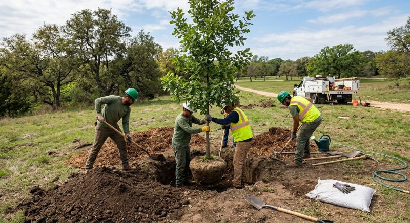 Apple Tree Planting in Ventura County, CA